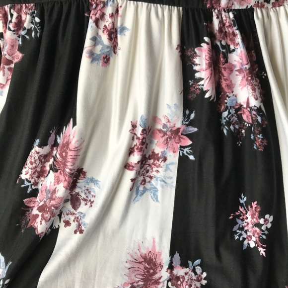 💎LAST 1 🌸Floral Striped Midi Dress - Picture 4 of 4